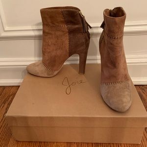 Joie suede heel booties